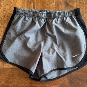 Nike girls Black and Gray Athletic Shorts